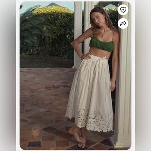 Doen Georgina Skirt white Rare size medium